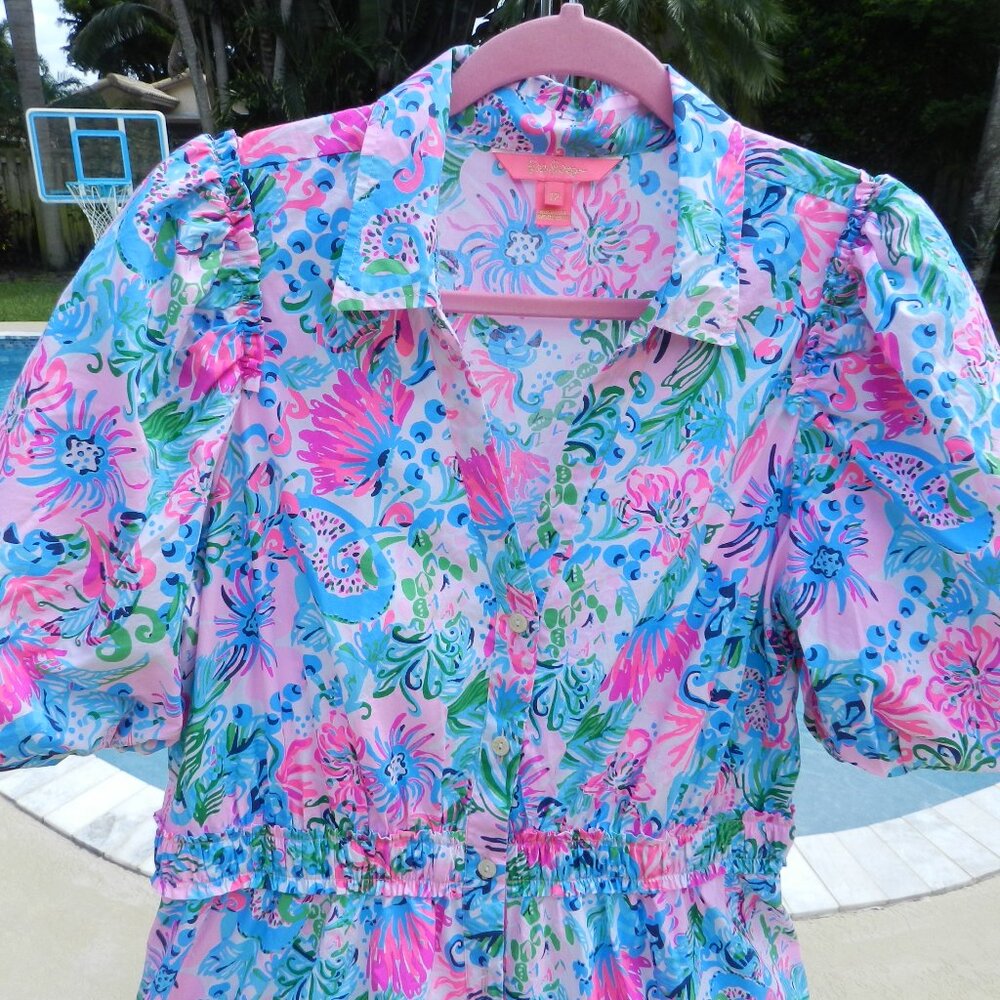 Lilly Pulitzer Women's Dress - Size 12 -Tassie midi dress - Gently Worn